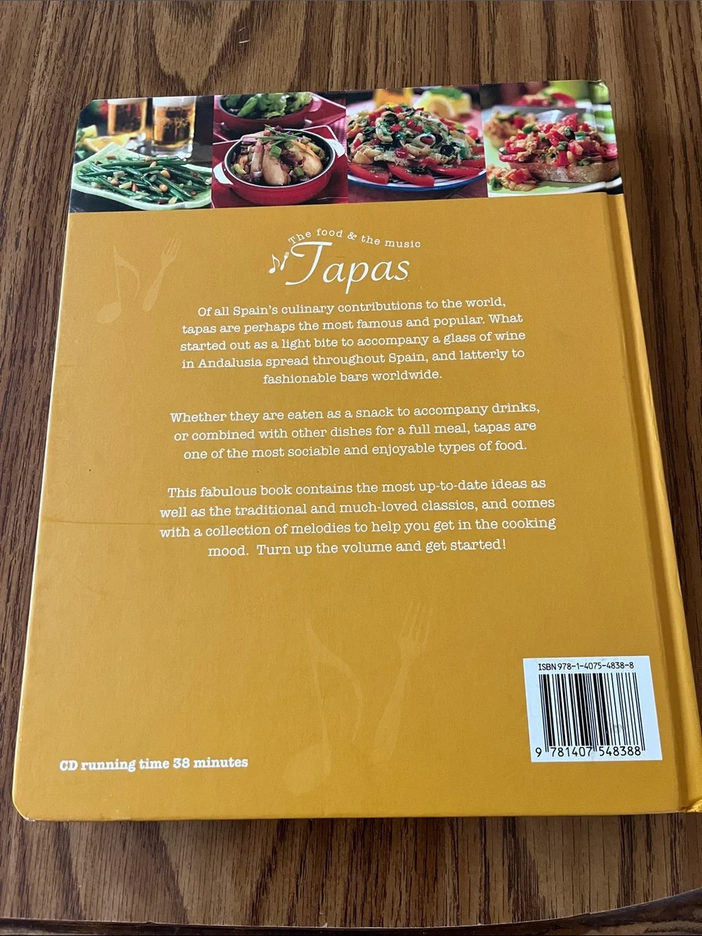 Tapas Cookbook with Music CD